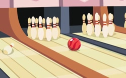 Size: 632x394 | Tagged: safe, imported from derpibooru, screencap, the cutie pox, bowling, bowling alley, bowling ball, bowling pin, no pony