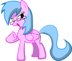 Size: 1024x860 | Tagged: safe, artist:sarahstudios11, imported from derpibooru, oc, oc only, oc:artie brush, pegasus, pony, female, glasses, mare, pegasus oc, shading, solo, vector