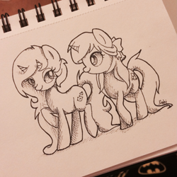 Size: 2313x2313 | Tagged: safe, artist:ne-chi, imported from derpibooru, oc, pony, unicorn, horn, horns, inktober, inktober 2016, traditional art, unicorn oc