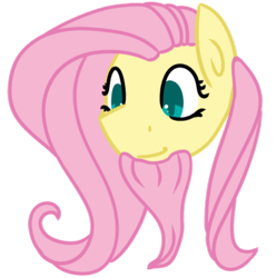 Size: 400x404 | Tagged: safe, artist:fluttershydaily, imported from derpibooru, fluttershy, beard, facial hair, simple background, smiling, transparent background