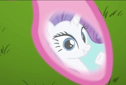 Size: 602x404 | Tagged: safe, imported from derpibooru, screencap, rarity, keep calm and flutter on, cropped, reflection, solo