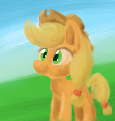 Size: 1327x1400 | Tagged: safe, artist:obsequiosity, imported from derpibooru, applejack, earth pony, pony, female, solo