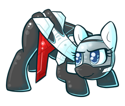 Size: 900x762 | Tagged: artist needed, safe, imported from derpibooru, oc, oc only, oc:morgan, original species, plane pony, pony, :3, adfx-02 morgan, black coat, blue eyes, coat markings, eyelashes, face down ass up, female, looking to the left, mare, plane, simple background, smiling, solo, transparent background, wings