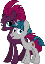 Size: 3194x4467 | Tagged: safe, artist:cheezedoodle96, artist:melisareb, edit, imported from derpibooru, vector edit, fizzlepop berrytwist, stygian, tempest shadow, pony, unicorn, my little pony: the movie, shadow play, .svg available, cute, duo, duo male and female, female, g4, happy, high res, inkscape, looking at you, male, mare, missing accessory, open mouth, open smile, shipping, show accurate, simple background, smiling, smiling at you, stallion, straight, stygian's cutie mark, stygianbetes, svg, tempest's cutie mark, tempgian, transparent background, vector