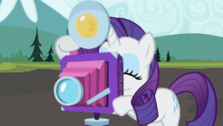 Size: 1920x1080 | Tagged: safe, imported from derpibooru, screencap, rarity, pony, may the best pet win, camera, solo