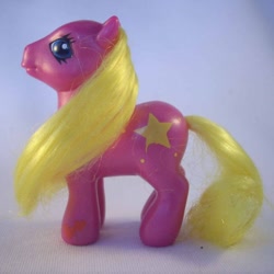 Size: 900x900 | Tagged: safe, imported from derpibooru, star bright (g3), g3, irl, mcdonald's happy meal toys, photo, toy