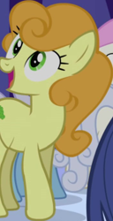Size: 352x685 | Tagged: safe, imported from derpibooru, screencap, carrot top, golden harvest, earth pony, pony, friendship is magic, background character, background pony, cropped, female, mare, solo focus