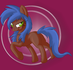 Size: 765x737 | Tagged: safe, artist:tami-kitten, imported from derpibooru, oc, oc only, unnamed oc, earth pony, pony, female, grin, looking at you, mare, simple background, smiling, solo