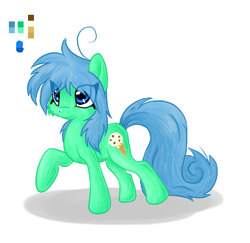 Size: 339x329 | Tagged: safe, artist:tami-kitten, imported from derpibooru, oc, oc only, oc:tamio pamio, earth pony, pony, female, mare, reference, simple background, solo