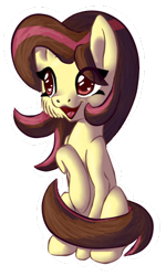 Size: 257x428 | Tagged: safe, artist:tami-kitten, imported from derpibooru, oc, oc only, earth pony, pony, looking offscreen, request, simple background, solo, transparent background