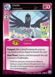 Size: 344x480 | Tagged: safe, imported from derpibooru, giselle, irma, griffon, equestria games (episode), crystal games, enterplay, merchandise