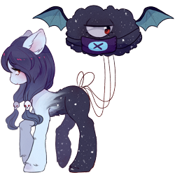 Size: 700x700 | Tagged: safe, artist:deviiel, imported from derpibooru, earth pony, pony, cloud, ear fluff, face mask, looking at you, mask, purple mane, red eyes, simple background, solo, starry coat, transparent background