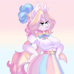 Size: 4096x4096 | Tagged: safe, artist:fizzlefer, imported from derpibooru, oc, oc only, oc:bitter glitter, anthro, bat pony, solo