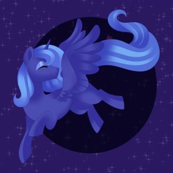 Size: 4000x4000 | Tagged: safe, artist:fizzlefer, imported from derpibooru, princess luna, alicorn, pony, s1 luna, solo