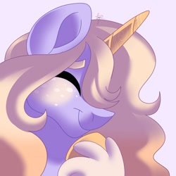 Size: 894x894 | Tagged: safe, artist:fizzlefer, imported from derpibooru, oc, oc only, pony, unicorn, bust, simple background, solo, white background