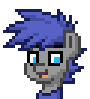 Size: 90x99 | Tagged: safe, artist:slybotz, imported from derpibooru, oc, oc only, pony, pony town, animated, gif, lip sync, nice, oh my, pixel art, simple background, solo, sprite, transparent background