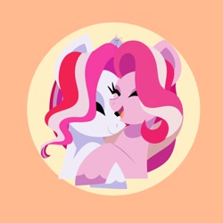 Size: 3000x3000 | Tagged: safe, artist:fizzlefer, imported from derpibooru, oc, oc only, earth pony, pony, duo, hug