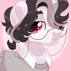 Size: 4000x4000 | Tagged: safe, artist:fizzlefer, imported from derpibooru, oc, oc only, earth pony, pony, bust, solo
