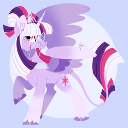 Size: 3500x3500 | Tagged: safe, artist:fizzlefer, imported from derpibooru, twilight sparkle, alicorn, pony, redesign, solo