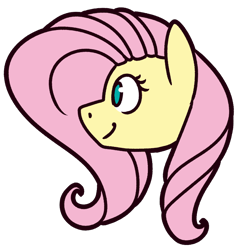 Size: 800x800 | Tagged: safe, artist:fluttershydaily, imported from derpibooru, fluttershy, simple background, smiling, transparent background