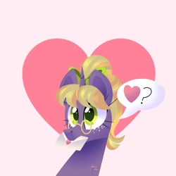 Size: 4000x4000 | Tagged: safe, artist:fizzlefer, imported from derpibooru, oc, oc only, pony, unicorn, heart, letter, solo