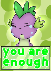 Size: 1280x1792 | Tagged: safe, artist:fluttershydaily, imported from derpibooru, spike, dragon, :t, crying, eyes closed, green background, simple background
