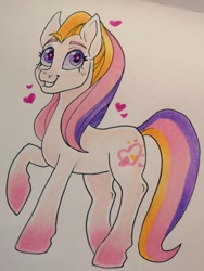 Size: 768x1024 | Tagged: safe, artist:art_alanis, imported from derpibooru, light heart, pony, g2, solo, traditional art