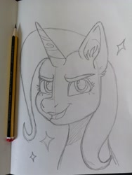 Size: 1536x2048 | Tagged: safe, artist:art_alanis, imported from derpibooru, trixie, pony, unicorn, solo, traditional art