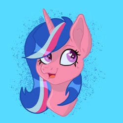 Size: 2048x2048 | Tagged: safe, artist:art_alanis, imported from derpibooru, oc, oc only, pony, unicorn, bust, solo