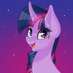 Size: 2048x2048 | Tagged: safe, artist:art_alanis, imported from derpibooru, twilight sparkle, pony, unicorn, gradient background, solo