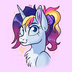 Size: 2048x2048 | Tagged: safe, artist:art_alanis, imported from derpibooru, oc, oc only, pony, bust, simple background, solo