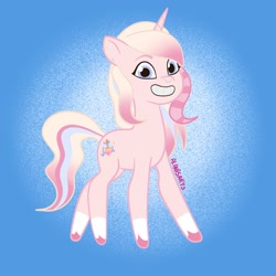 Size: 2048x2048 | Tagged: safe, artist:art_alanis, imported from derpibooru, oc, oc:jinty, pony, unicorn, gradient background, solo
