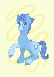 Size: 1448x2048 | Tagged: safe, artist:art_alanis, imported from derpibooru, baby lucky, earth pony, pony, solo