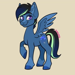 Size: 2048x2048 | Tagged: safe, artist:art_alanis, imported from derpibooru, oc, oc only, pegasus, pony, simple background, solo