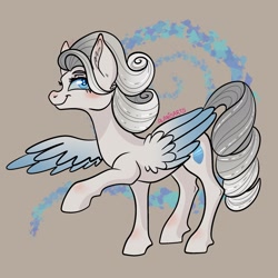 Size: 2048x2048 | Tagged: safe, artist:art_alanis, imported from derpibooru, princess tiffany, pegasus, pony, g1, solo