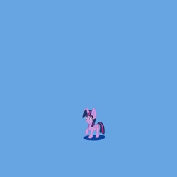 Size: 2048x2048 | Tagged: safe, artist:art_alanis, imported from derpibooru, twilight sparkle, alicorn, pony, blue background, simple background, solo, twilight sparkle (alicorn)