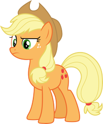 Size: 3000x3629 | Tagged: safe, artist:cloudy glow, imported from derpibooru, applejack, horse play, .ai available, solo, vector
