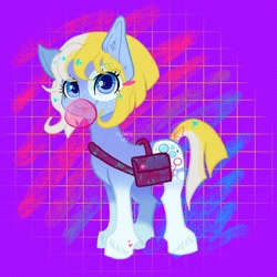 Size: 2048x2048 | Tagged: safe, artist:art_alanis, imported from derpibooru, bubblecup, earth pony, pony, g3, solo