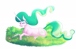 Size: 3000x1966 | Tagged: safe, artist:jezebel_remedy, imported from derpibooru, mistmane, pony, unicorn, simple background, solo, white background