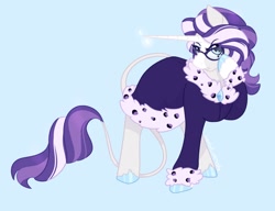 Size: 1160x890 | Tagged: safe, artist:jezebel_remedy, imported from derpibooru, oc, oc only, pony, unicorn, not rarity, simple background, solo