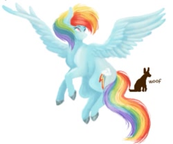 Size: 589x491 | Tagged: safe, artist:jezebel_remedy, imported from derpibooru, rainbow dash, pegasus, pony, simple background, solo, white background