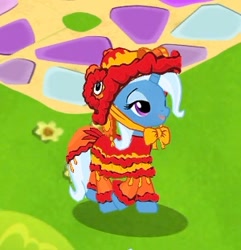 Size: 300x311 | Tagged: safe, imported from derpibooru, screencap, trixie, gameloft, my little pony: magic princess