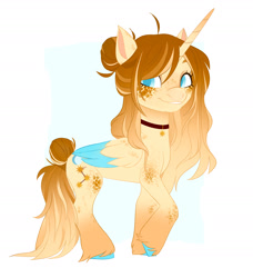 Size: 1797x1970 | Tagged: safe, artist:irusumau, imported from derpibooru, oc, oc only, alicorn, pony, solo