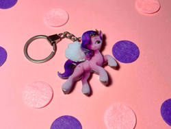 Size: 1024x768 | Tagged: safe, artist:made_by_franch, imported from derpibooru, pipp petals, pegasus, pony, g5, handmade, keychain, trinket