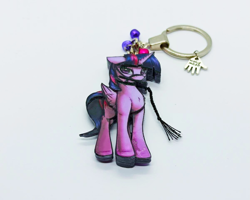 Size: 1201x961 | Tagged: safe, artist:made_by_franch, imported from derpibooru, twilight sparkle, alicorn, craft, handmade, keychain, trinket, twilight sparkle (alicorn)
