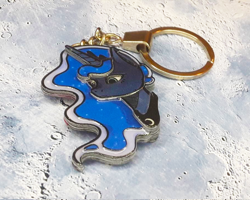 Size: 904x723 | Tagged: safe, artist:made_by_franch, imported from derpibooru, princess luna, alicorn, craft, handmade, keychain