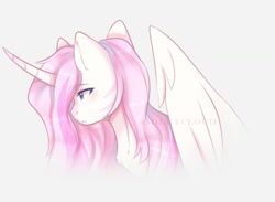 Size: 1500x1100 | Tagged: safe, artist:cofiiclouds, imported from derpibooru, oc, oc only, alicorn, pony, simple background, solo, white background