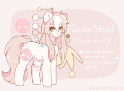 Size: 1500x1100 | Tagged: safe, artist:cofiiclouds, imported from derpibooru, oc, oc only, oc:glassy mind, earth pony, pony, reference sheet, solo