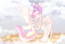 Size: 1600x1100 | Tagged: safe, artist:cofiiclouds, imported from derpibooru, oc, oc only, pony, flying, solo