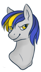 Size: 200x350 | Tagged: safe, artist:cloudbrownie, imported from derpibooru, oc, oc only, earth pony, pony, bust, earth pony oc, looking at you, request, simple background, solo, transparent background